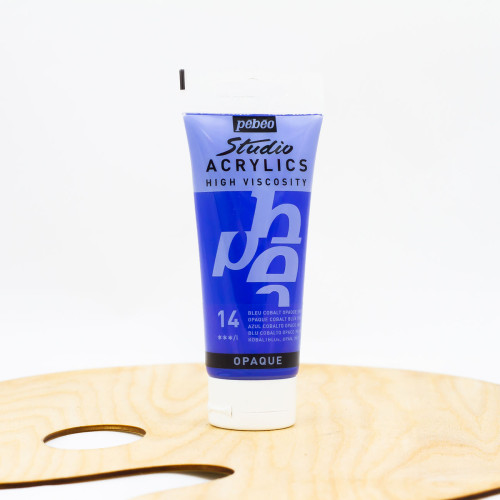 Akriliniai dažai „Pebeo studio“ 100ml  ,,Opaque“ kobalto mėlyna (14)