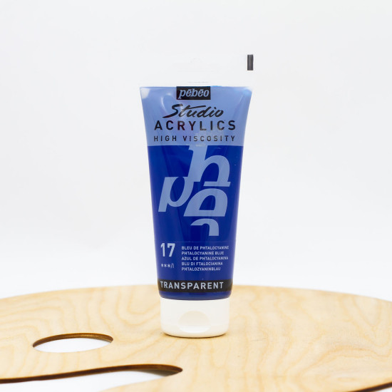 Akriliniai dažai „Pebeo studio“ 100ml FC mėlyna (17)