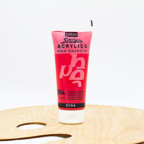 Akriliniai dažai „Pebeo studio“ 100ml ,,Iridescent red blue“ (354)