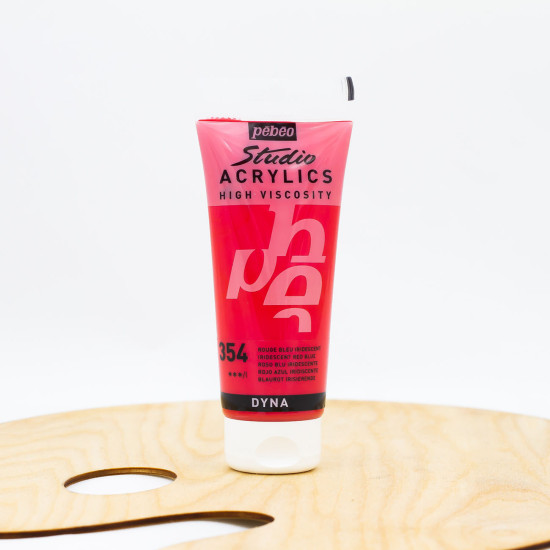 Akriliniai dažai „Pebeo studio“ 100ml ,,Iridescent red blue“ (354)