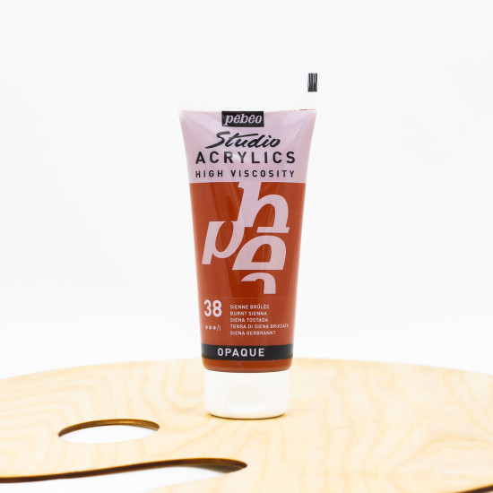 Akriliniai dažai „Pebeo studio“ 100ml deginta siena (38)