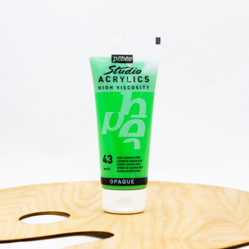 Akriliniai dažai „Pebeo studio“ 100ml kadmio žalia (43)