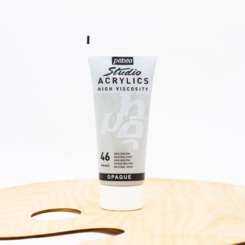 Akriliniai dažai „Pebeo studio“ 100ml Neutral Grey (46)