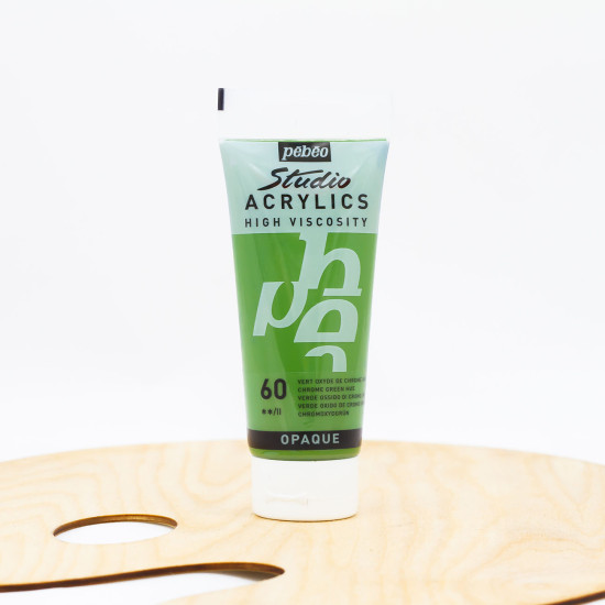 Akriliniai dažai „Pebeo studio“ 100ml ,,Chrome“ žalia (60)