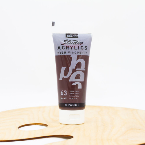 Akriliniai dažai „Pebeo studio“ 100ml Terra Rossa (63)