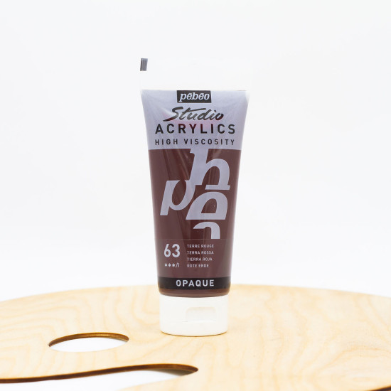 Akriliniai dažai „Pebeo studio“ 100ml Terra Rossa (63)