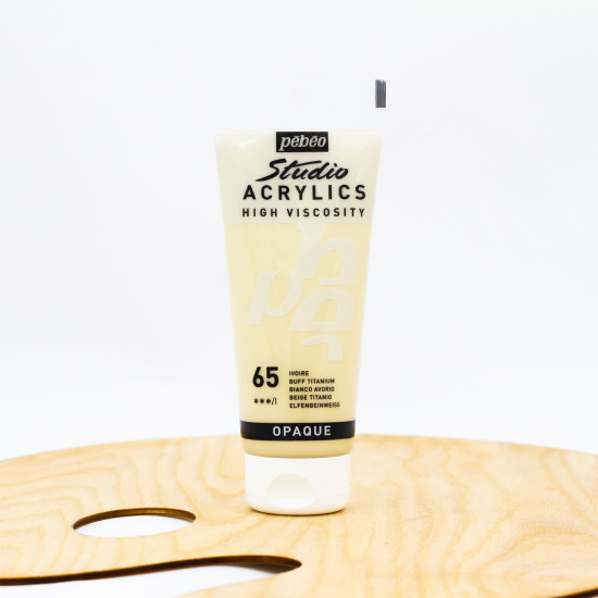 Akriliniai dažai „Pebeo studio“ 100ml  Buff titanium (65)