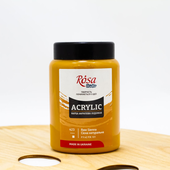 Akriliniai dažai ROSA Studio 400 ml, siena natūrali (423)
