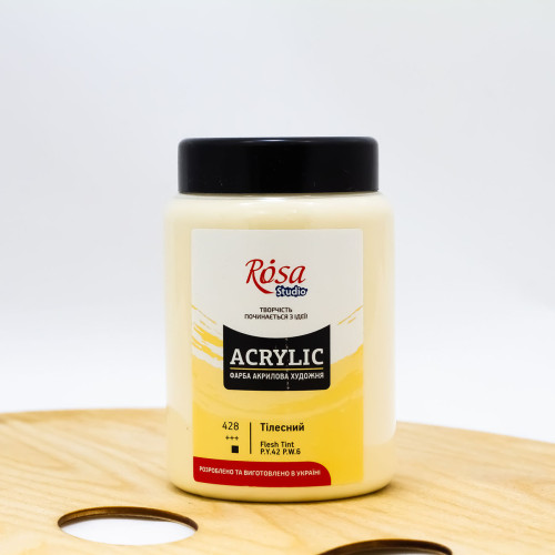 Akriliniai dažai ROSA Studio 400 ml, kūno spalvos (428)