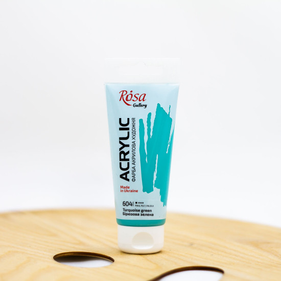 Akriliniai dažai "Rosa" Gallery 60 ml turkis žalias (604)