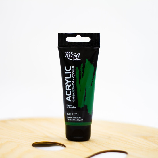 Akriliniai dažai "Rosa" Gallery 60 ml vidutiniai žali (612)