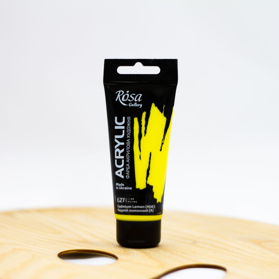 Akriliniai dažai "Rosa" Gallery 60 ml kadmis citrininis (627)