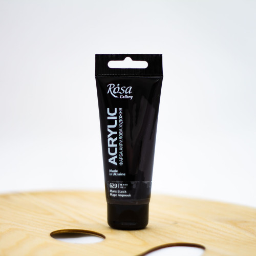Akriliniai dažai "Rosa" Gallery 60 ml marsas juodas (629)