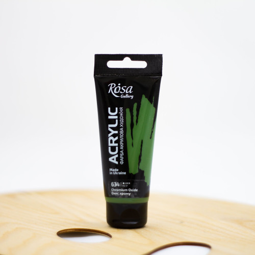 Akriliniai dažai "Rosa" Gallery 60 ml chromo oksidas (634)