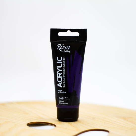 Akriliniai dažai "Rosa" Gallery 60 ml Violetiniai (649)