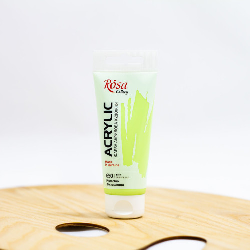 Akriliniai dažai "Rosa" Gallery 60 ml pistacijos žalumo (650)