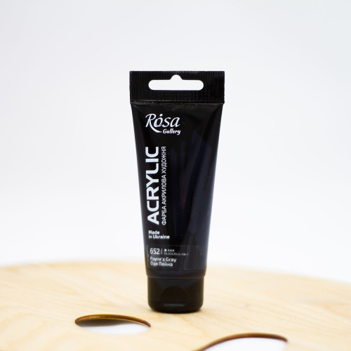 Akriliniai dažai "Rosa" Gallery 60 ml Pilki (652)