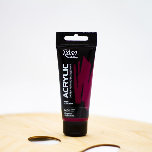 Akriliniai dažai "Rosa" Gallery 60 ml Magenta (655)