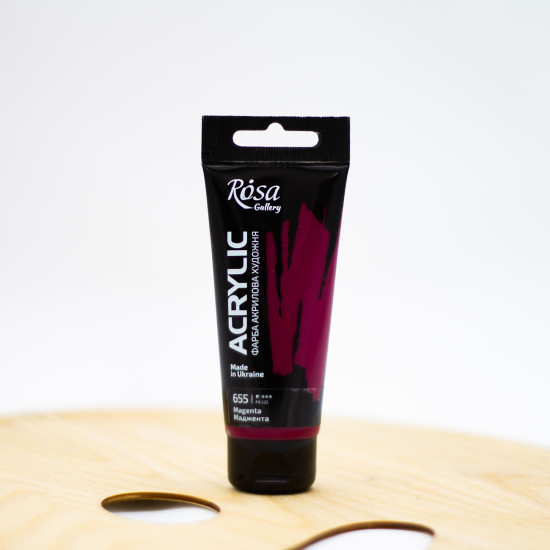 Akriliniai dažai "Rosa" Gallery 60 ml Magenta (655)