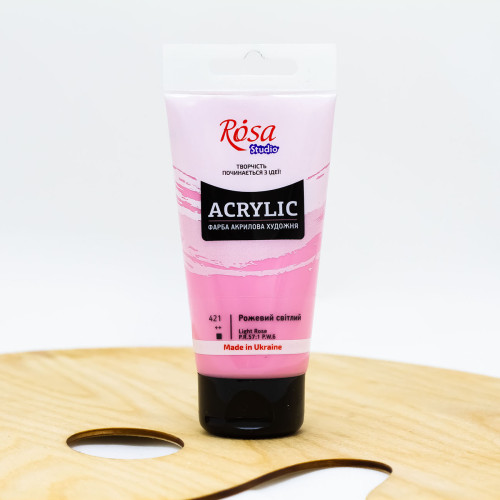 Akriliniai dažai ROSA Studio 75 ml, šviesiai rožiniai (421)