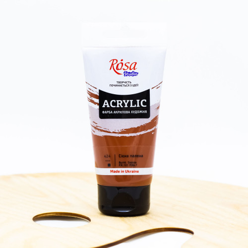 Akriliniai dažai ROSA Studio 75 ml, Siena Deginta (424)
