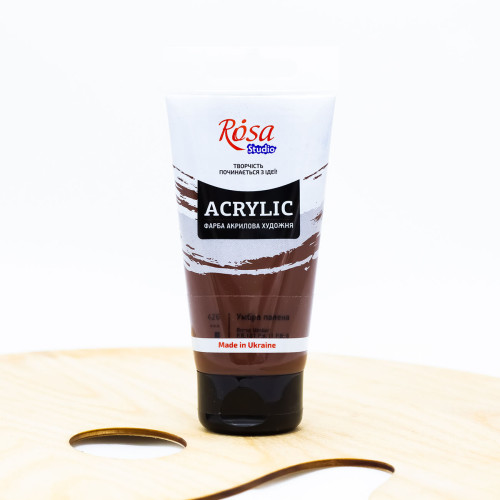 Akriliniai dažai ROSA Studio 75 ml, Umbra Deginta (426)