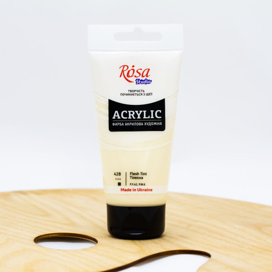 Akriliniai dažai ROSA Studio 75 ml,  kūno spalvos (428)