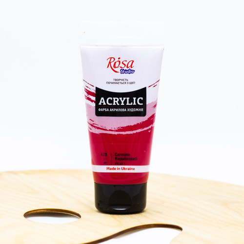 Akriliniai dažai ROSA Studio 75 ml, karminas (429)