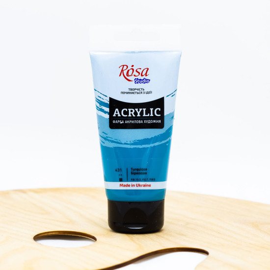 Akriliniai dažai ROSA Studio 75 ml, turkis (431)