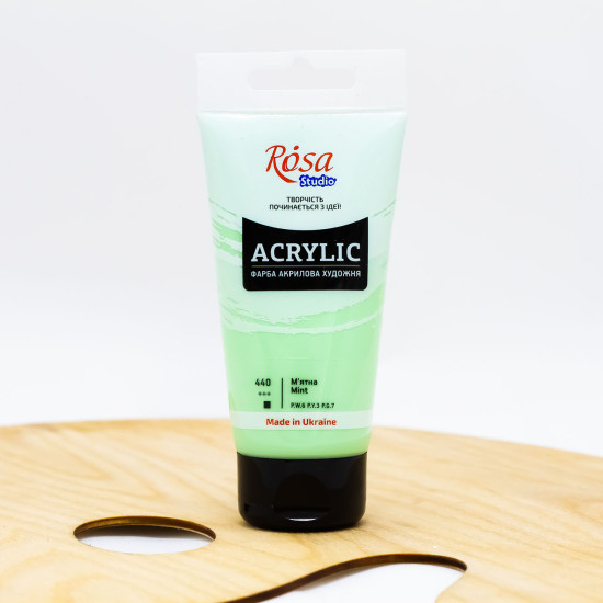 Akriliniai dažai ROSA Studio 75 ml, Mėtos (440)