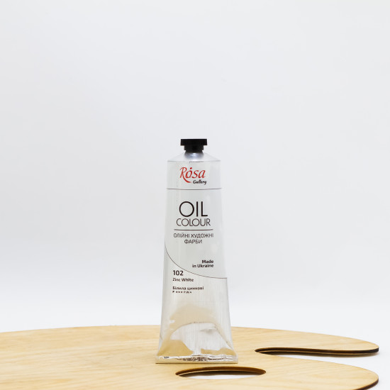 Aliejiniai dažai "Rosa" Gallery 100ml Cinko balta (102)