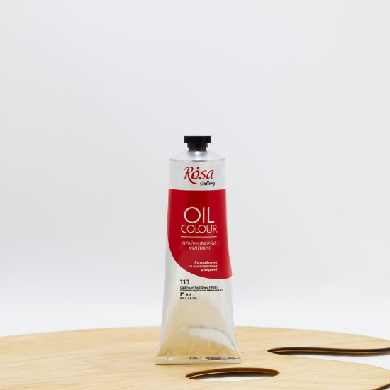 Aliejiniai dažai "Rosa" Gallery 100ml Kadmis raudonas tamsus (113)