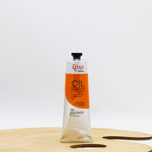 Aliejiniai dažai "Rosa" Gallery 100ml Kadmis oranžinis (134)