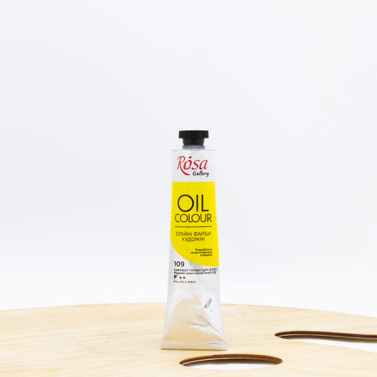Aliejiniai dažai "Rosa" Gallery 45ml Kadmis šviesiai geltonas (109)