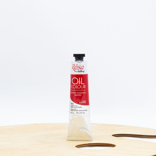 Aliejiniai dažai "Rosa" Gallery 45ml Kadmis raudonas tamsus (113)