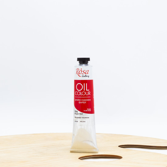 Aliejiniai dažai "Rosa" Gallery 45ml Šviesiai raudona (114)