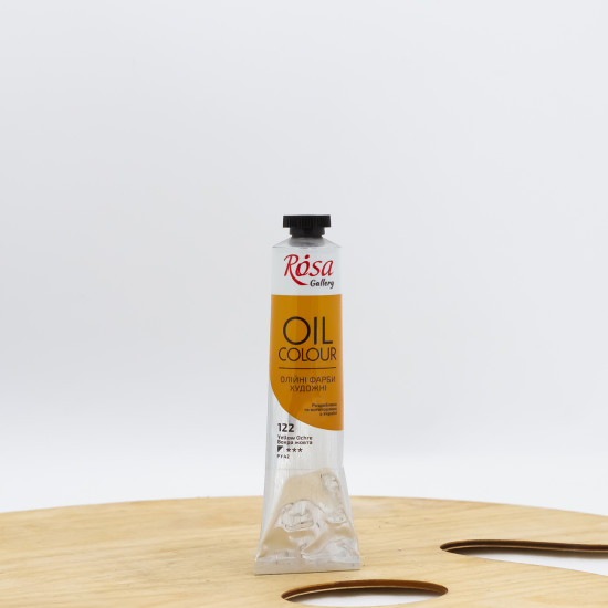 Aliejiniai dažai "Rosa" Gallery 45ml Geltona ochra (122)