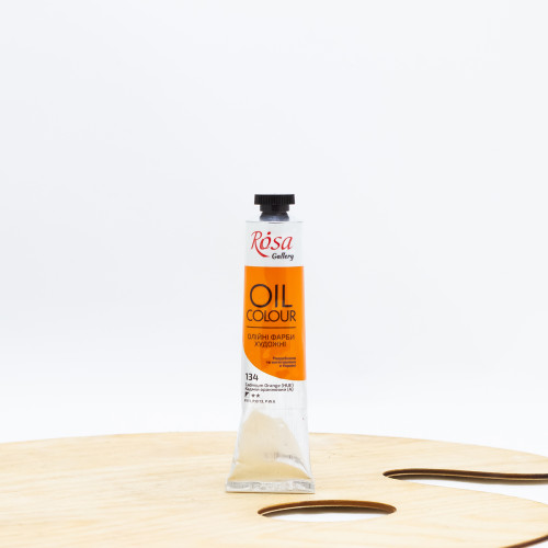 Aliejiniai dažai "Rosa" Gallery 45ml Kadmis oranžinis (134)