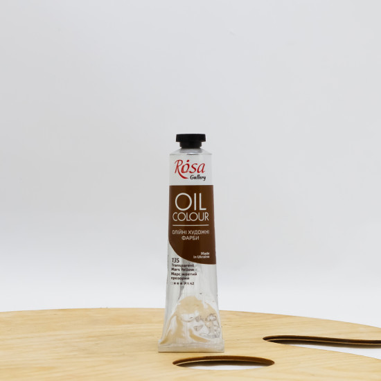 Aliejiniai dažai "Rosa" Gallery 45ml Marsas geltonas skaidrus (135)