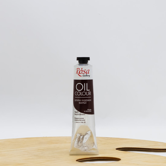 Aliejiniai dažai "Rosa" Gallery 45ml Karališka ruda (145)