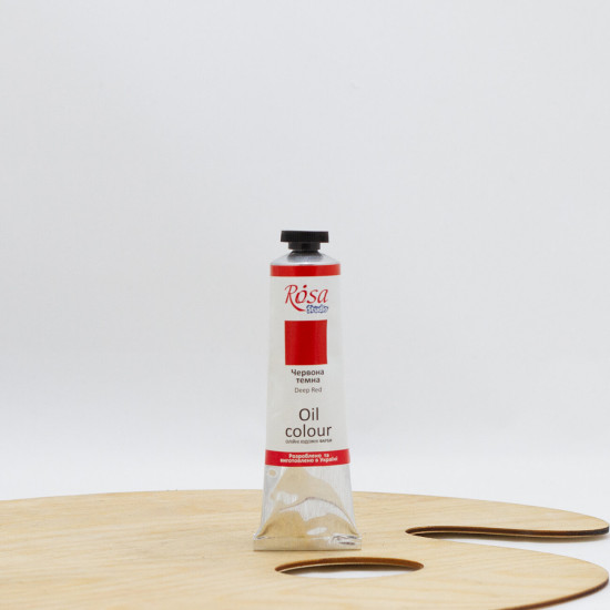 Aliejiniai dažai "Rosa" Studio 60ml Tamsiai raudona (534)