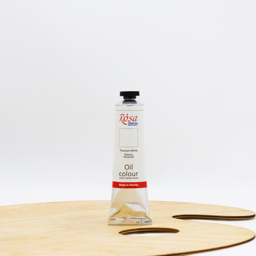 Aliejiniai dažai "Rosa" Studio 60ml Titano balta (502)