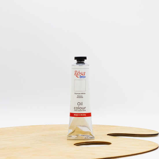 Aliejiniai dažai "Rosa" Studio 60ml Titano balta (502)