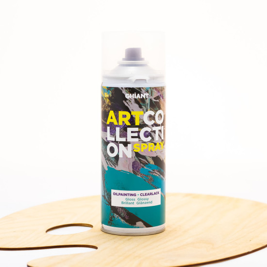 Aerozolinis blizgus lakas GHIANT aliejiniams dažams 400 ml
