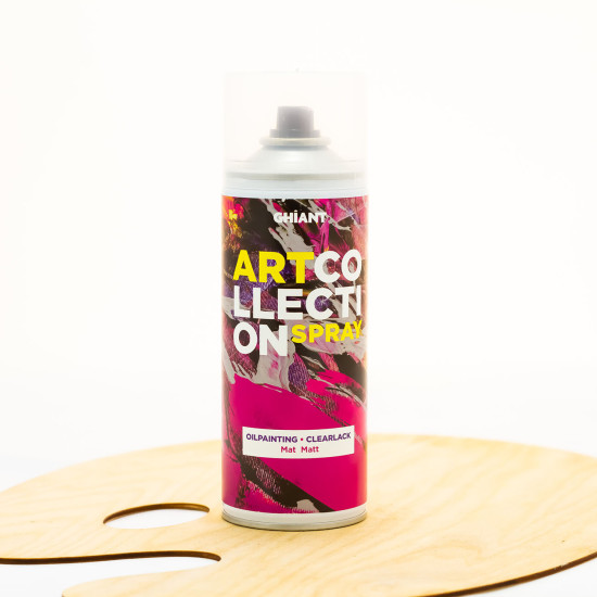 Aerozolinis matinis lakas GHIANT aliejiniams dažams, 400 ml