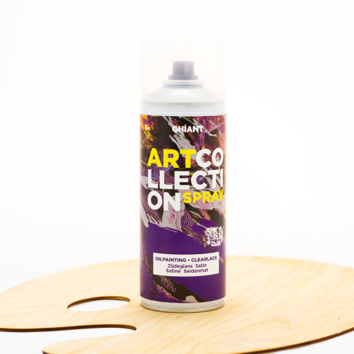 Aerozolinis lakas satinas GHIANT aliejiniams dažams 400 ml