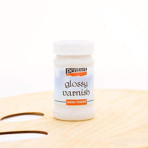 Blizgus akrilinis lakas Pentart, 100ml