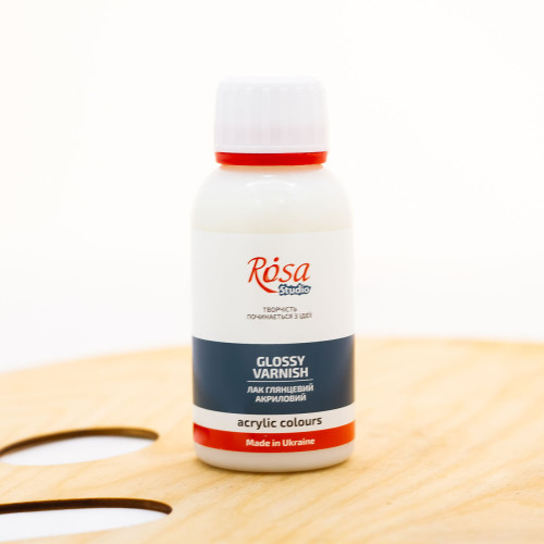 Blizgus akrilinis lakas 120ml ROSA Studio