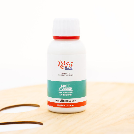 Matinis akrilinis lakas 120ml ROSA Studio