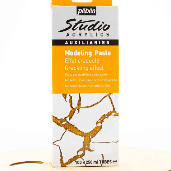Pebeo Studio Acrylics modeliavimo pasta 250 ml. - 2 žingsnių skilinėjimo efektas